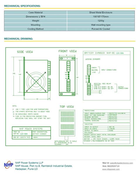 Traction Battery Charger For Material Handling Equ Traction Battery