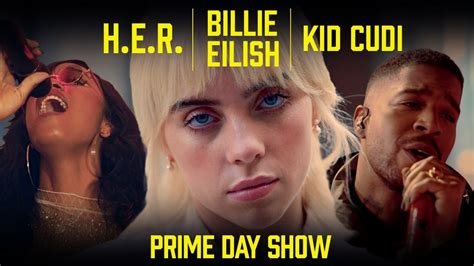 Billie Eilish H E R E Kid Cudi Prime Day Show 2021 YouTube