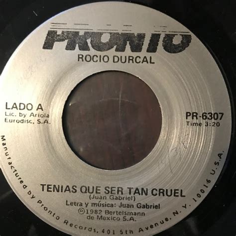 Roc O D Rcal Tenias Que Ser Tan Cruel El Mas Querido Vinyl