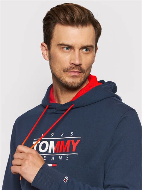 Tommy Jeans Sweatshirt Tjm Essential Graphic DM0DM11630 Bleu Marine