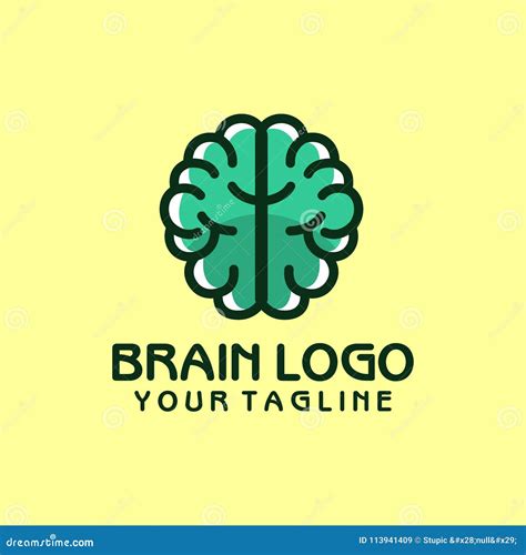 Creative Brain Logo Design Vector Art Logo Stock Illustration ...