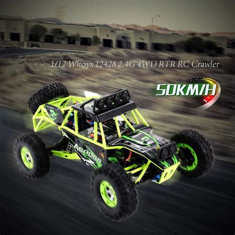 Wltoys 12428 1 12 4wd High Speed Rc Car 2 4g Climbing Car Crawler 50km