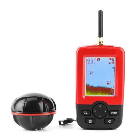 ZJCHAO Fish Finder Bluetooth Détecteur de poisson de profondeur de 2 à