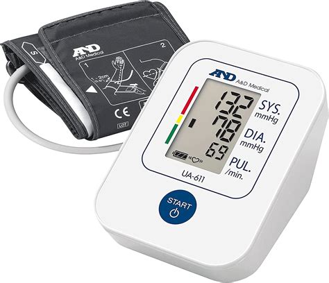 A D Simple Upper Arm Blood Pressure Monitor White Ua Buy Online