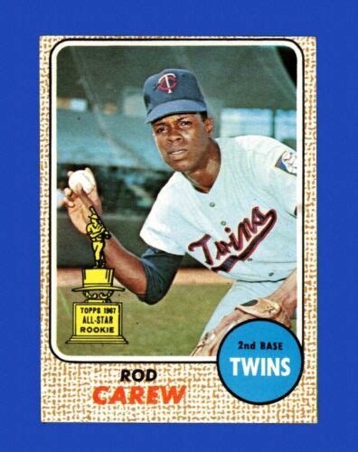 1968 Topps Set Break 80 Rod Carew EX EXMINT GMCARDS EBay