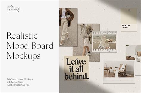 Realistic Mood Board Mockups Psd Artofit