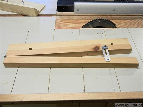 How To Make A Taper Jig For The Table Saw Ibuildit Ca