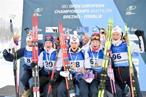 Biathlon Em Brezno Osrblie Vebjoern Soerum Und Maren Kirkeeide Holen