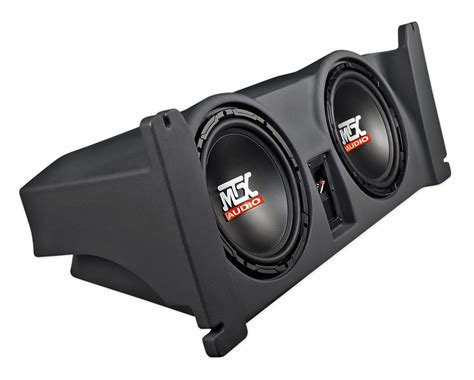 Dual 10 Mtx Subwoofers Sealed Sub Box Enclosure For 1997 2006 Jeep Wrangler Tj Ebay