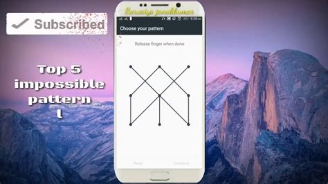 Top 5 Impossible Pattern Lock YouTube