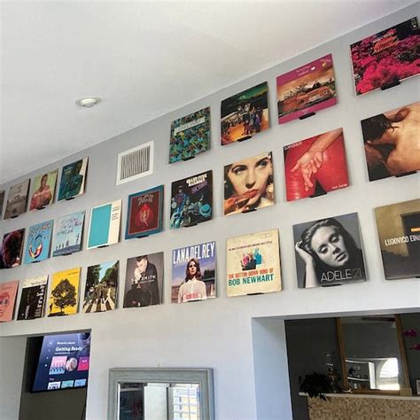 Vinyl Record Wall Display