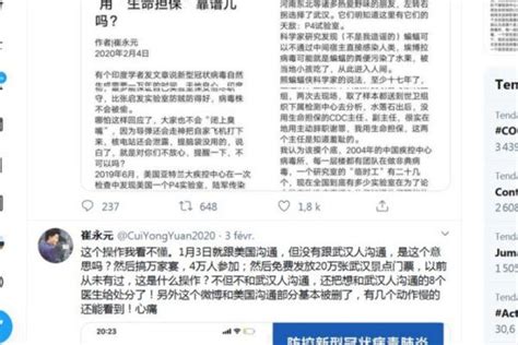 外媒崔永元发声谈疫情 又被封 短暂宽松结束了 综合新闻 蒙城华人网 蒙特利尔第一中文网