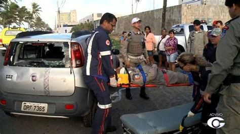 Militar Fica Ferido Em Acidente Entre Carro E Moto No Prado Em Maceió Alagoas G1