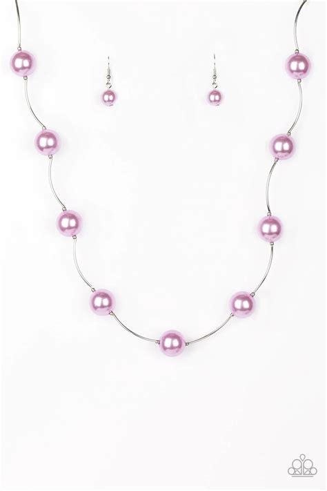 Paparazzi Necklace Perfectly Polished Purple Paparazzi Jewelry
