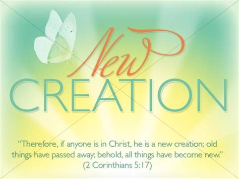 New Creation In Christ