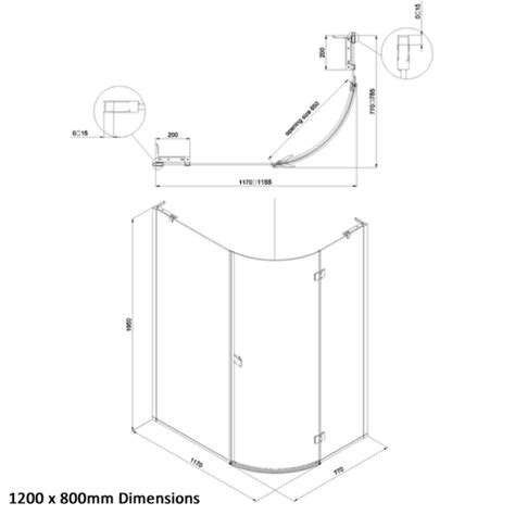 Crosswater Design Offset Shower Quadrant Sanctuary Bathrooms