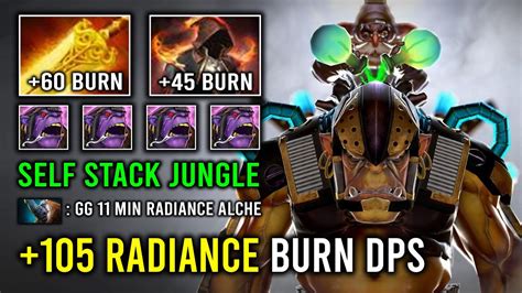 WTF 105 Flame Radiance Burn Per Sec 1v5 Super Tank Self Stack Jungle