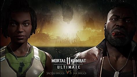 Mortal Kombat 11 Jacqui Briggs Vs Jax Briggs Very Hard Youtube