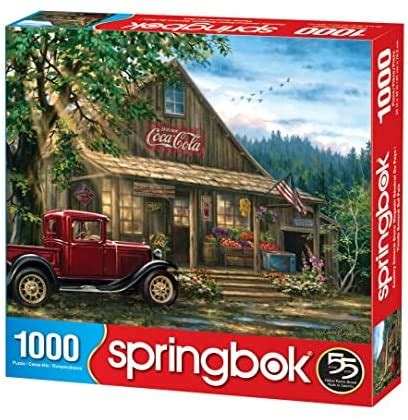 Springboks 1000 Piece Jigsaw Puzzle Country General Store Made In USA