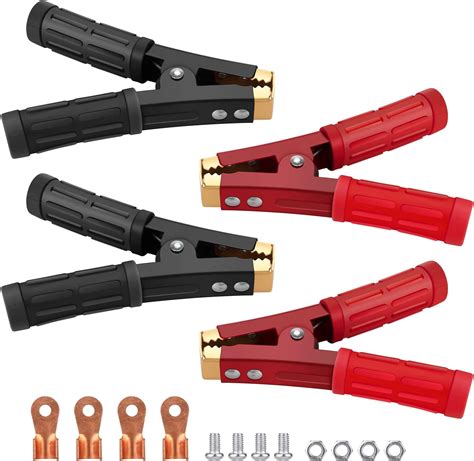 Amazon ABAIN 4PCS Battery Jumper Cable Clamps 1000A Pure Copper