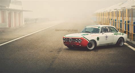 Wallpaper Racecar Vintage Racing Oldschool Retro Greece Alfa