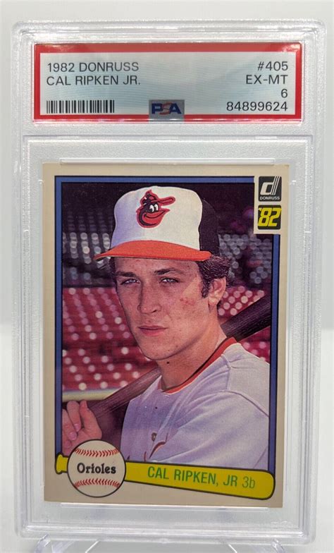 Donruss Cal Ripken Jr Baltimore Orioles Rc Rookie Hof Psa