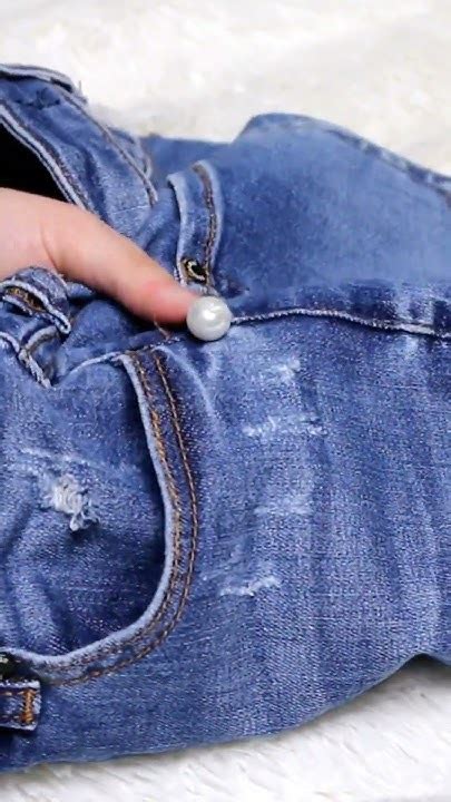 Diy Zara Pearl Jeans Shorts Youtube