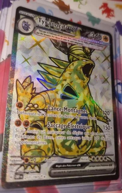 CARTE POKÉMON TYRANOCIF EX FA 211 197 Flammes obsidiennes FR EUR 8 00