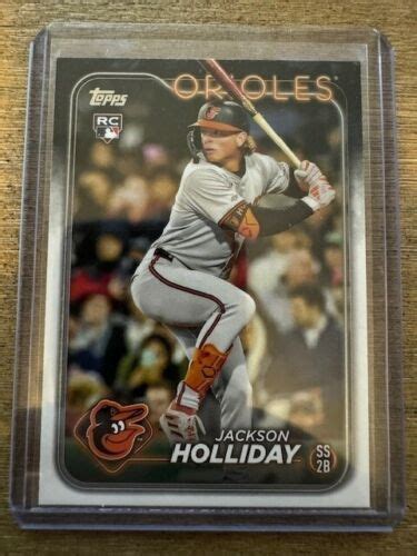 Jackson Holliday 2024 Topps Series 2 Rookie Sp Image Variation Orioles