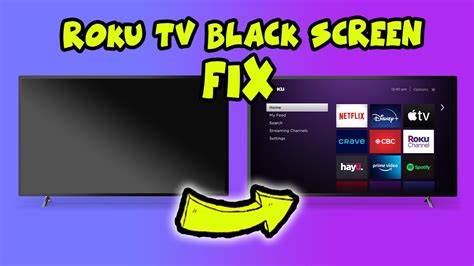 How To Fix The Black Screen Or Sound Problem Of Your Roku Tv Youtube