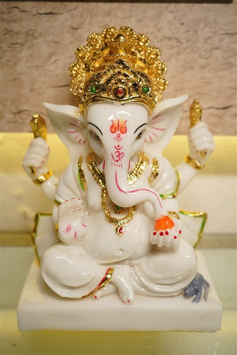 Buy Bs Antique Marble Ganesha Idol Vinayaka Statue Ganpati