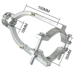 Vierkantbohrer Adapter für Tisch oder Handbohrmaschine Klemmbügel für