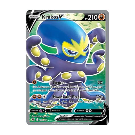 Krakos 072 073 Joyau Ultra rare de l extension Pokémon La Voie du Maître