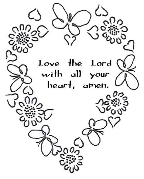 Christian Clipart Love The Lord With All Your Heart