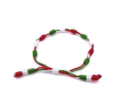 Mexico Flag Bracelet Tricolor Mexico T Pulseras De Etsy