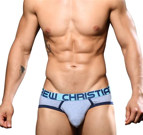 Andrew Christian Herrenslip Almost Naked Element Brief Blau