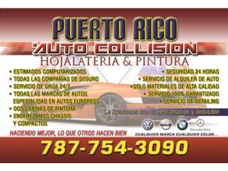 Puerto Rico Servicios Autosservicio De Hojalater A Y Pintura Puerto Rico