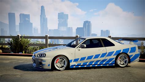 Fast Furious Nissan Skyline R Livery Gta Mods