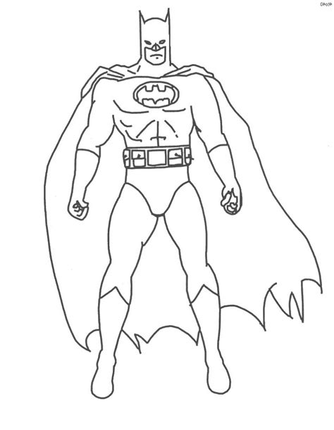 Batman Superhéroes Dibujos Para Colorear E Imprimir Gratis