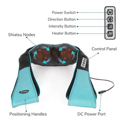 Shop Our Shiatsu Blue Neck Massager On Amazon Invospa