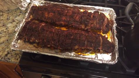 BBQ Ribs OVEN BAKED RIBS HOW TO BAR B QUE RIBS LIVE With Chef