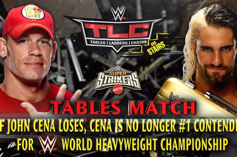 Wwe Tlc Match Card Preview John Cena Vs Seth Rollins Cageside