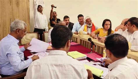 BJP MP Hema Malini Files Nomination From Mathura UP CM Yogi Adityanath