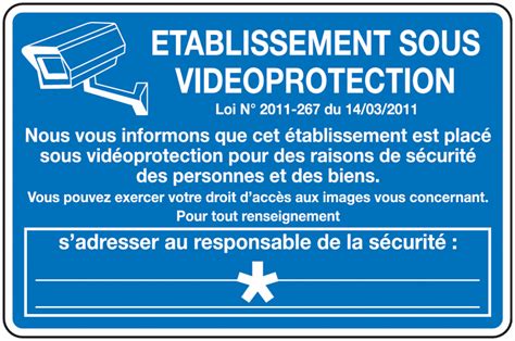 Panneaux PVC et autocollants Vidéoprotection Signals