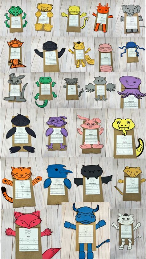 Paper Bag Puppets Hand Puppets Ways Of Learning Learning Letters