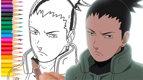 HOW TO DRAW SHIKAMARU Les Than 5 Minute NARUTO SHIPPUDEN