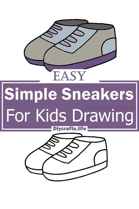 20 Easy Shoe Drawings With Step By Step Guide Diy Crafts