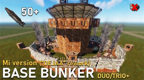 Rust Base Trio Small Group Rework Deja Bunker 2021 Tore1005 Youtube