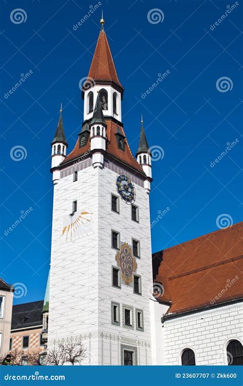 Altes Rathaus In Munich Stock Image Image Of Belltower 23607707