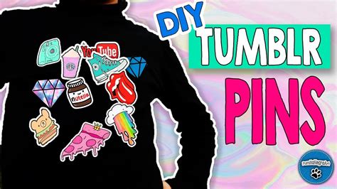 Diy Haz Tumblr Pins De 2 Formas Diferentes ¡sin PlÁstico Ni Horno